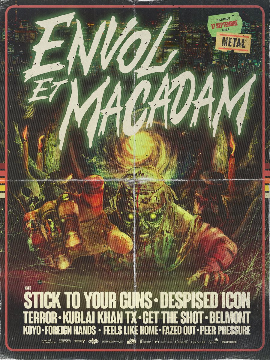 EnvoletMacadam's tweet photo. Nouveau visuel pour notre p'tite journée/soirée de musique douce du samedi avec @STYGoc @despisedicon @terrorhardcore @KublaiKhanTX @gettheshothc Belmont @koyolihc @foreignhandsDE Feels Like Home, Fazed Out et Peer Pressure. 🔥
# https://t.co/wJOSuRlpvv