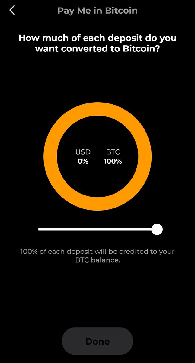 JrDucs's tweet photo. First Navy Sailor to recieve 100% of Active Duty Government paycheck as #Bitcoin via @Strike thx @jackmallers #FunFact #Hooyah #HooyahNavy #Navy #Blockchain #AutoPurchase #DirectDeposit #KYC #BTC #PayMeInBitcoin https://t.co/rVsvkhYhrb
