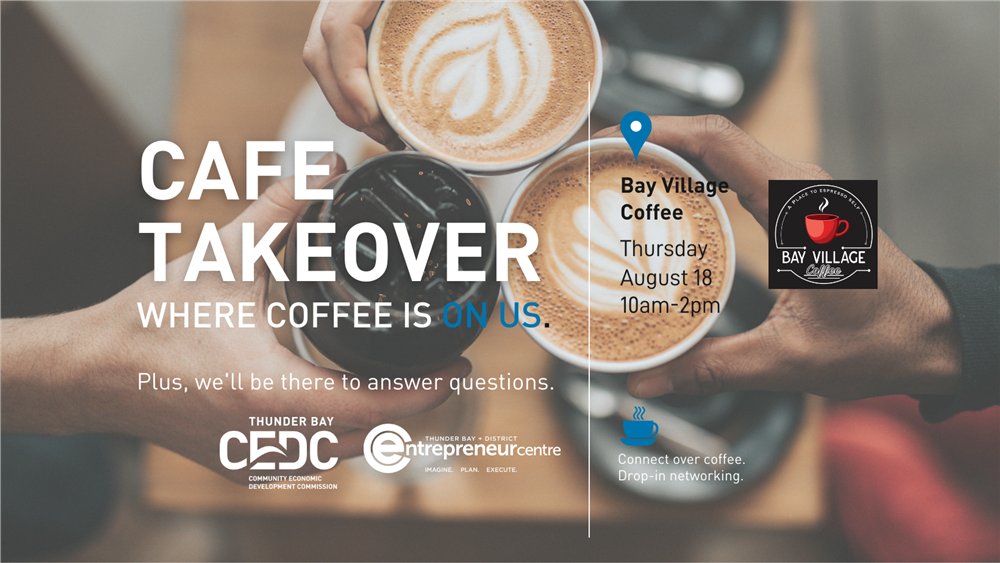 Come join us for a coffee (or iced coffee, or whatever) at Bay Village Coffee between 10-2 to catch up, learn about entrepreneurial resources and best of all, coffee’s on us!
#ProudPAROWomen #cafetakeover #womenentrepeneurs #networking #networkingevent