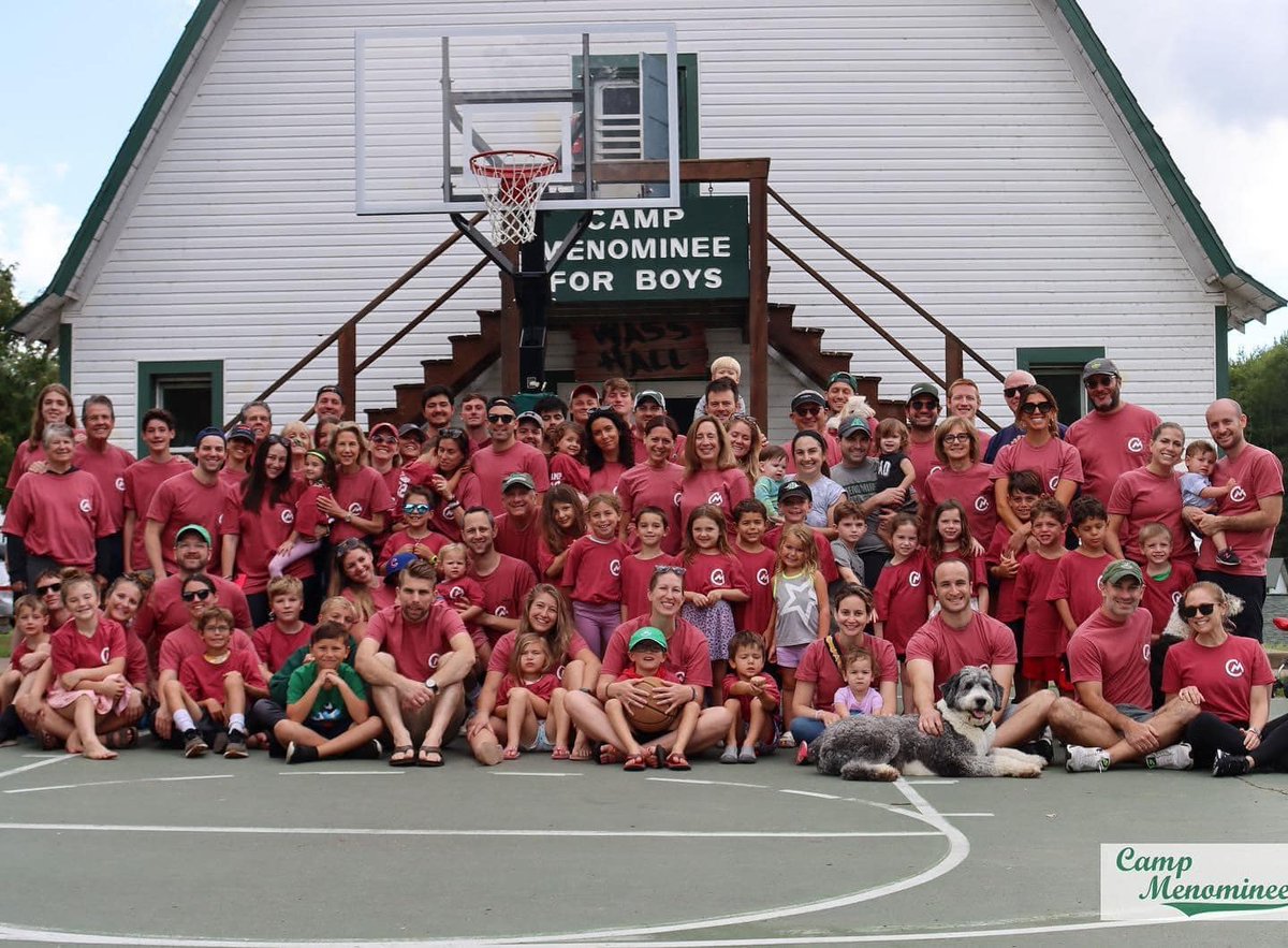 CampMenominee's tweet photo. Family Post Camper 2022! Great people. Great times. #PostCamp #CampIsFun #FunIsGood#CMFamily #CMTradition 💚🤍 https://t.co/DIqDp9LIbn