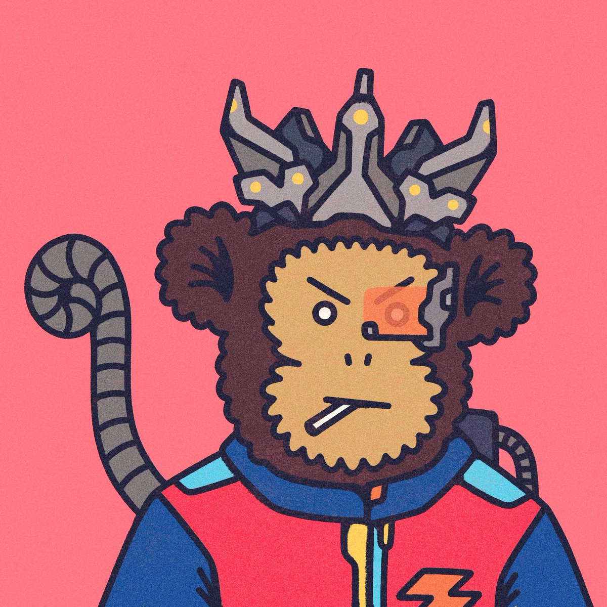 If you're a Monkish OG, don't forget to go claim your <a href="/grizagrizagriza/">griza</a> X Monkish (edition of 43). Griza is a dope Tezos blockchain artist being sponsored by Monkish Rebellion on Solana. 100% of proceeds go to support him. Shout out to @zaddiac for making this collab happen!