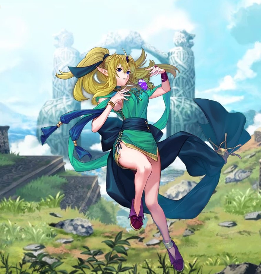 purperade's tweet photo. Here is the newest recolor for Brave Adult Tiki, Tiki is actually the free unit that i ended up picking and i can not wait to try her combat skills out! Who did you choose?
Likes and retweets are appreciated!!
#FireEmblem #FEHeroes #Feh #Tiki #CYL6 https://t.co/9boyke9D7x