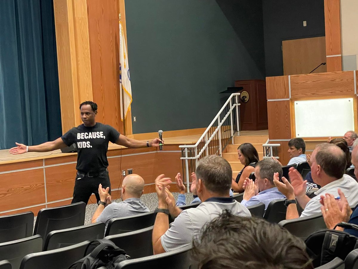 PlymouthSch's tweet image. A phenomenal, uplifting, and thought-provoking presentation from Dr. Adolph Brown at today&apos;s Administrative Retreat! We are grateful for the knowledge and time he shared with us. BECAUSE, KIDS! ALL students, that is why we are here. ❤  @docspeaks