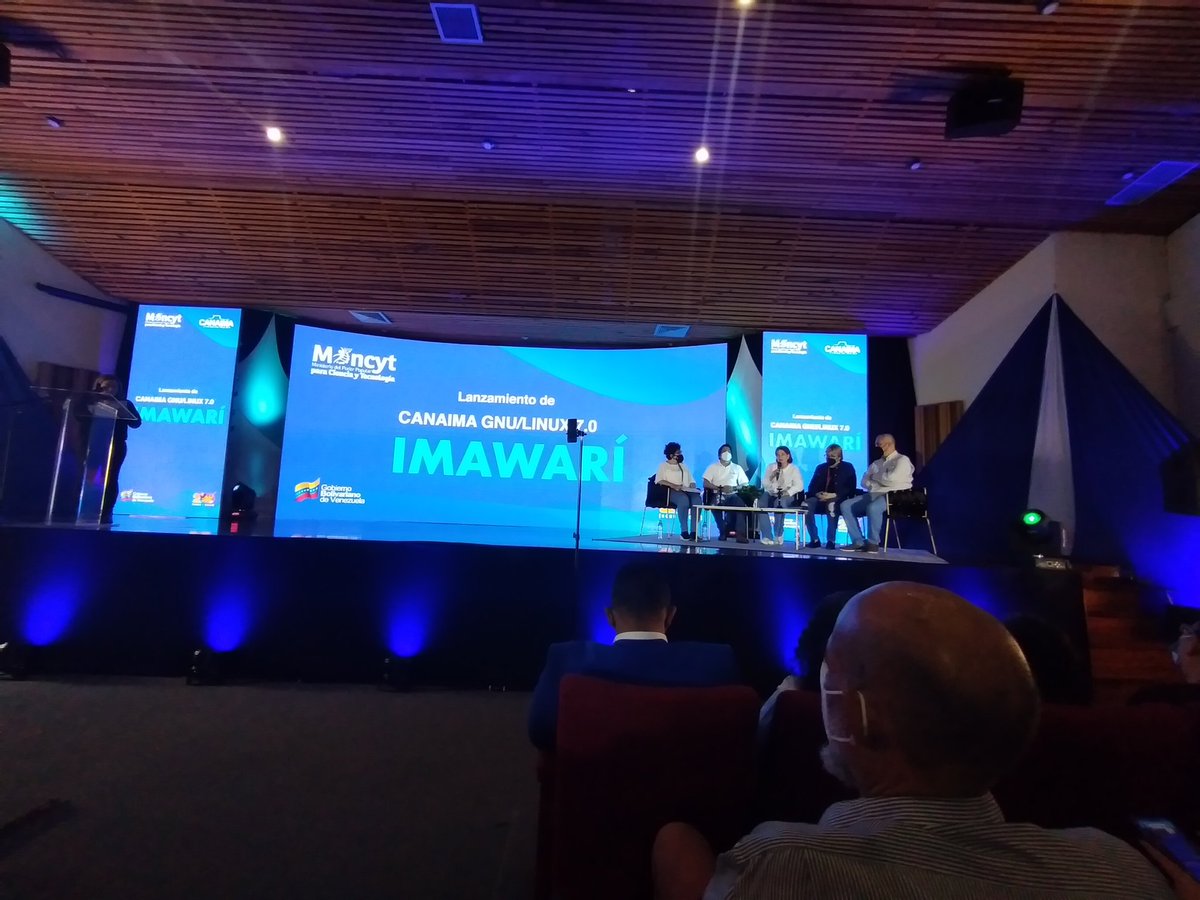 marinella_vn's tweet photo. Hoy acompañando el lanzamiento Canaima versión 7.0 Imawarí, desarrollo de TIL Soberano e Independiente para nuestra Patria

@Mincyt_VE 
@Gabrielasjr 
@CNTI_VE 
@CanaimaGNULinux 
#TILibresySoberanas 

✊🏽🇻🇪❣️ https://t.co/Gb8CAyO6YT