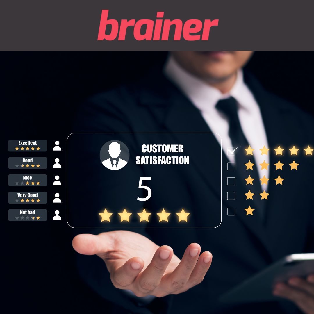 brainer_io's tweet photo. All businesses strive for 5 ⭐ reviews! https://t.co/POWz3g37Up