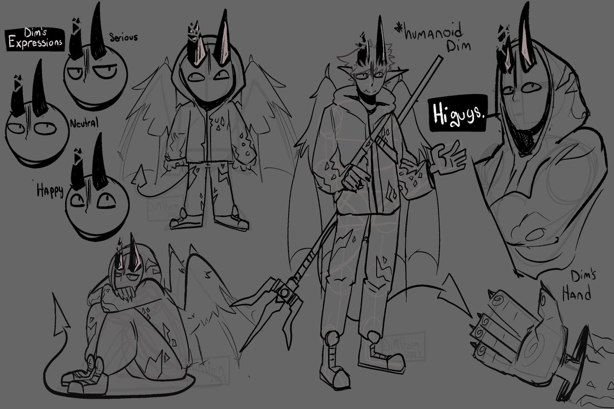 DimStorm's tweet photo. More doodles of Dim..... kind of want to make a page base on their weapons / skills next. :)
#dimstorm #minesona #mincraft https://t.co/4ikfLACNwz