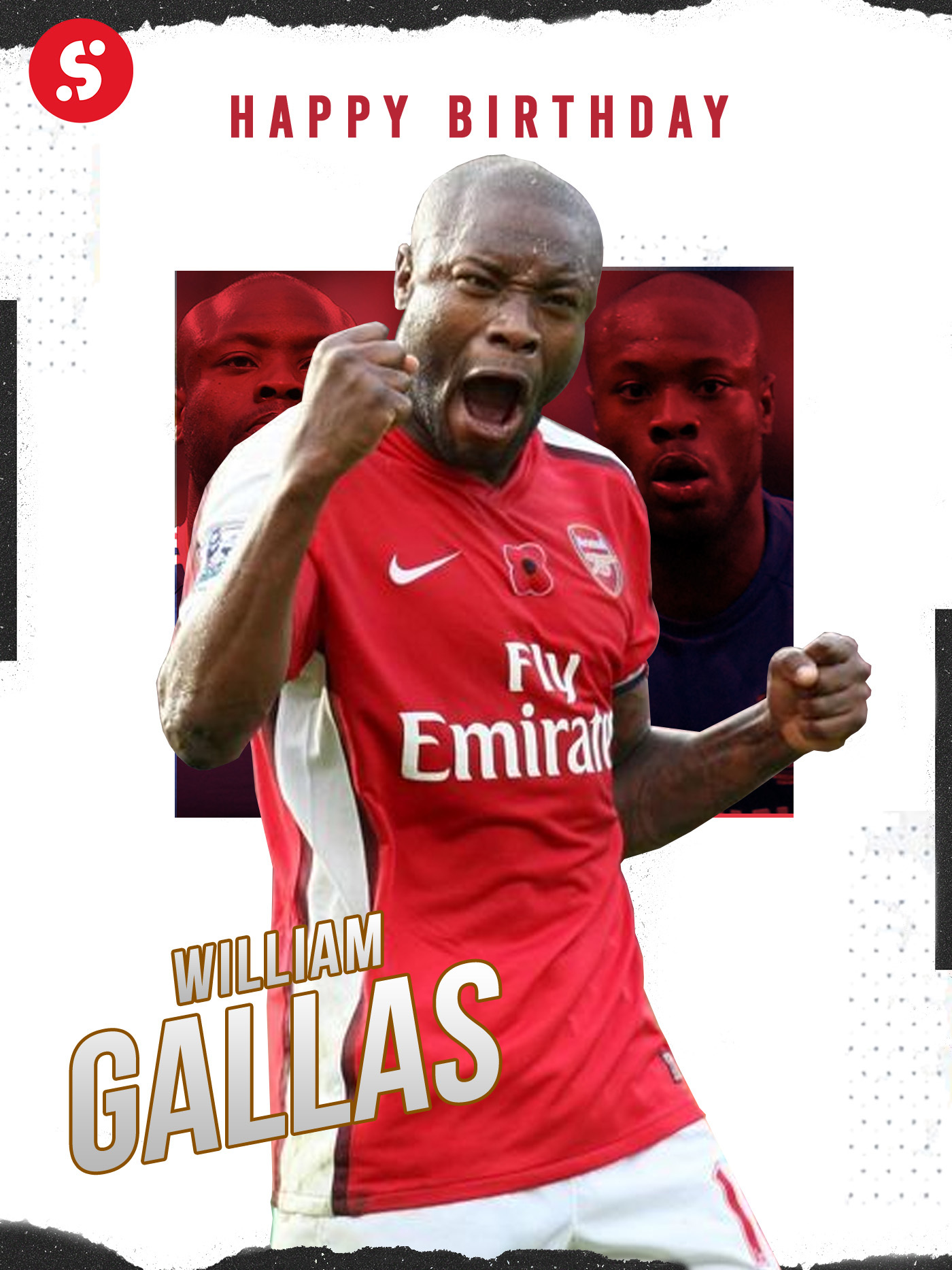 Happy 45th birthday to former Chelsea and Arsenal defender, William Gallas!      