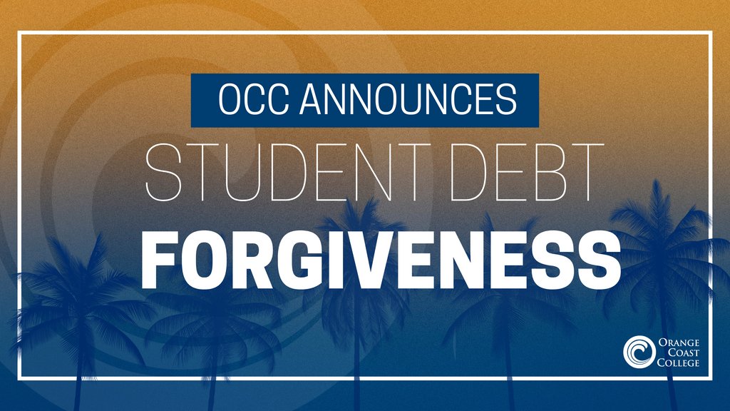 orangecoast's tweet image. More than $1.8 million in federal COVID-19 Higher Education Emergency Relief Fund (HEERF) allocations have been identified to pay off and forgive outstanding debt that OCC students accumulated from Spring 2020 through Spring 2022.

Read the full release at l8r.it/60d8