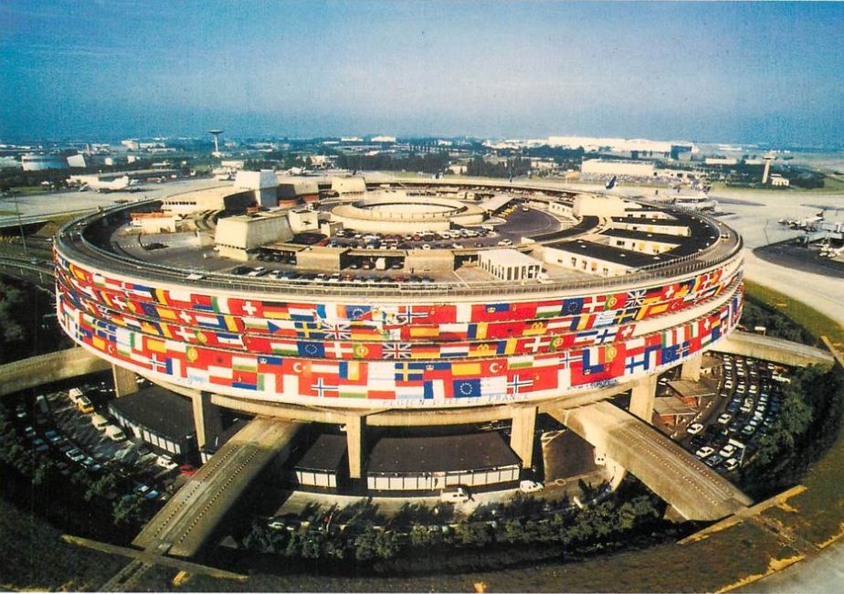 Mémoire2Ville on Twitter "95 ROISSY EN FRANCE AEROPORT CHARLES DE GAULLE AEROGARE 1976"