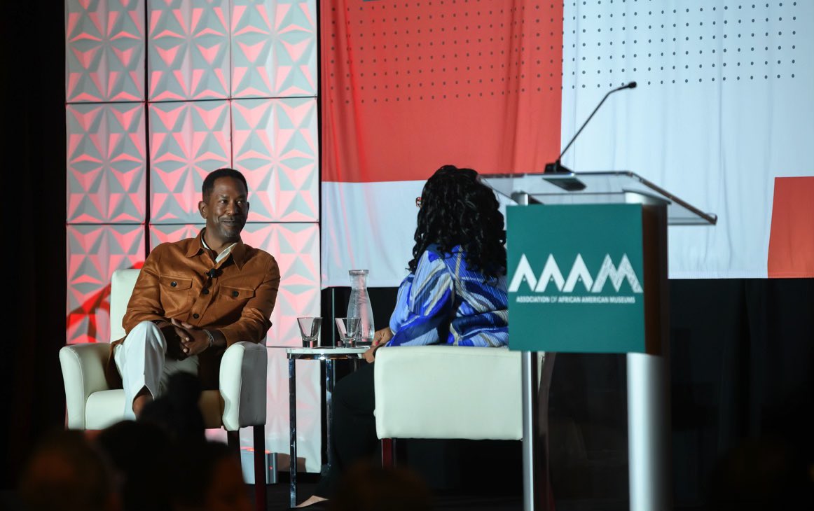 BlackMuseums's tweet photo. We’ve kicked off #AAAM2022Virtual with our keynote conversation and Awards Ceremony! https://t.co/4MkMdEk0PG #AAAM2022 #BlackMuseums https://t.co/FTP7B9b3eO
