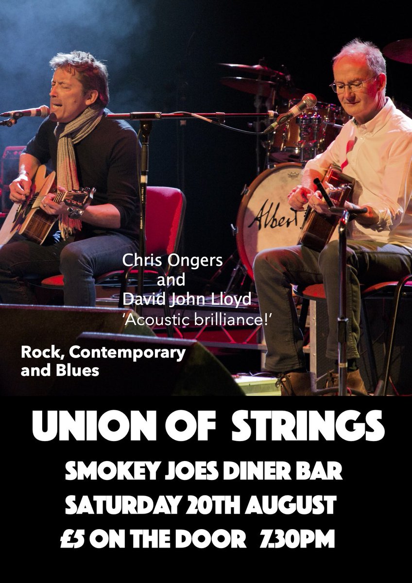 unionofstrings's tweet photo. ⁦@SmokeyJoesChelt⁩ 7.30 Saturday!#livemusic #acousticguitar #unionofstrings https://t.co/WECRYgrz3u