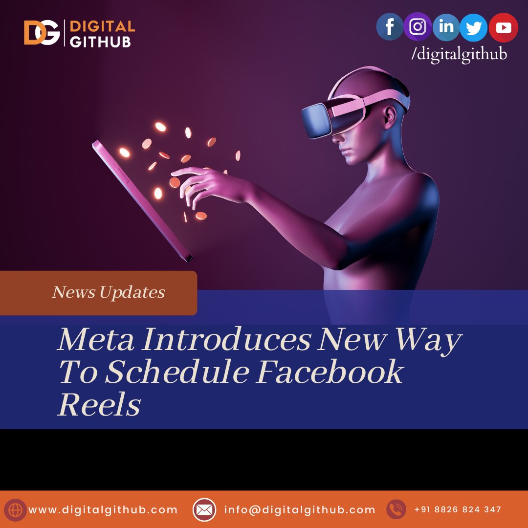 digitalgithub's tweet photo. Meta Introduce New Way To Schedule Facebook Reels.
.
.
.
#latestnews #updates #dailyupdate #digitalgithub #Metaverse #facebook #NEWS https://t.co/Yob11RjElL
