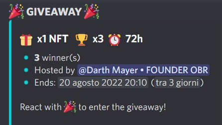 Obtsy_Brand's tweet photo. 🎉GIVEAWAY🎉 ✅DISCORD MEMBERS ONLY ®️

🎁 x1 NFT 🏆 x3 ⏰ 72h

👇Join to discord and participate in the giveaway👇
                 https://t.co/2ddNv4sdGv

#NFTCommunity #GiveawayAlert #Giveaways #OliverBulldogRapper #NFTs #NFT #NFTGiveaway https://t.co/FpwfjGIhR3