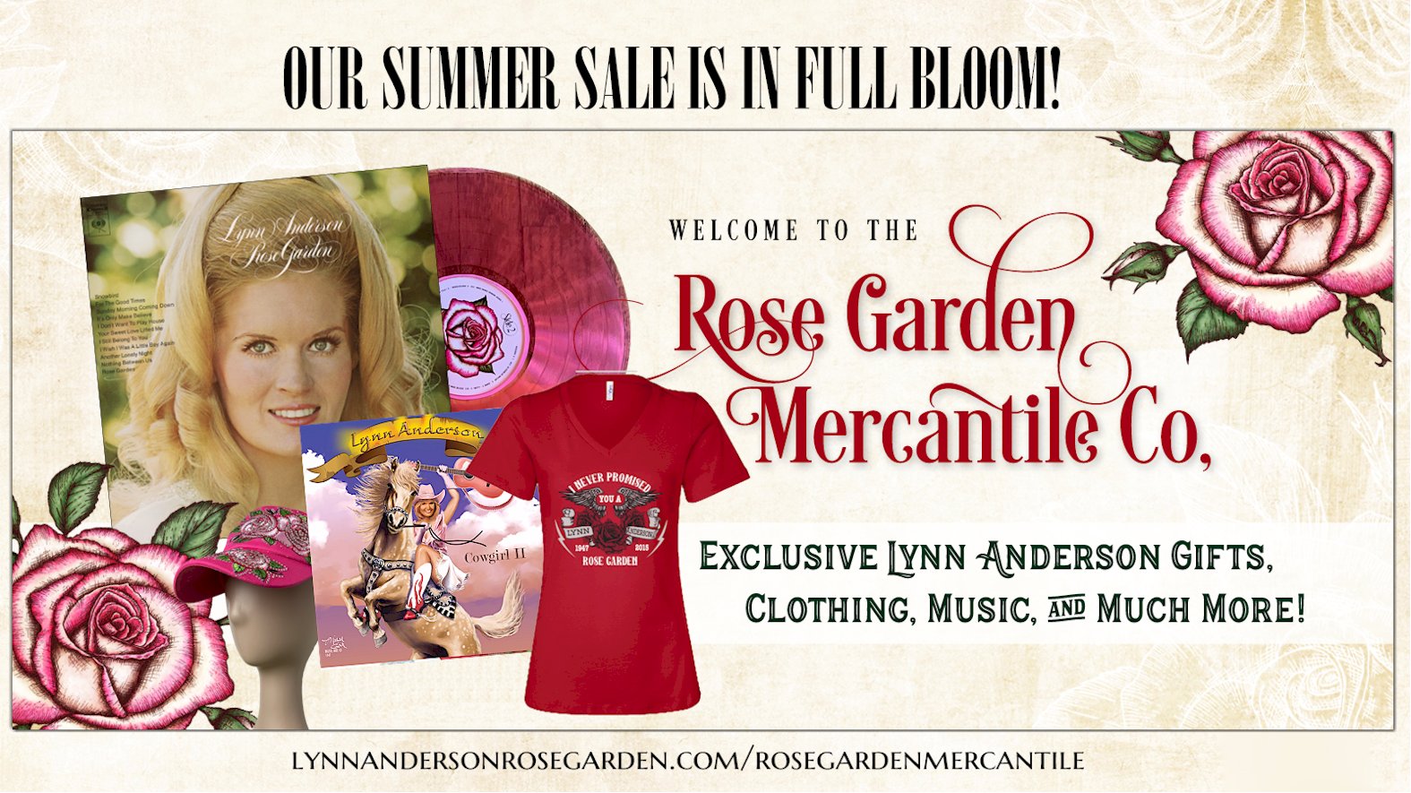 Lynn Anderson - Rose Garden (Lyric Video) [HQ] 