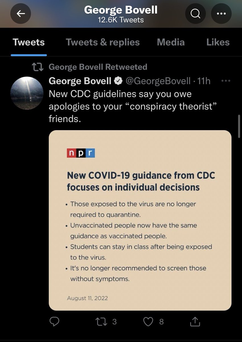 FakeGeorgeBovel's tweet photo. Reminder: #covidiot covid denying #antivax #conspiracy theorists are still too #stupid to read guidance.
Vaccines work, good masks work, and ventilation is important. Thank god for #science.
https://t.co/eMjH7Kgw89
#georgebovell #boldface #cyahread https://t.co/f6LPisStWT