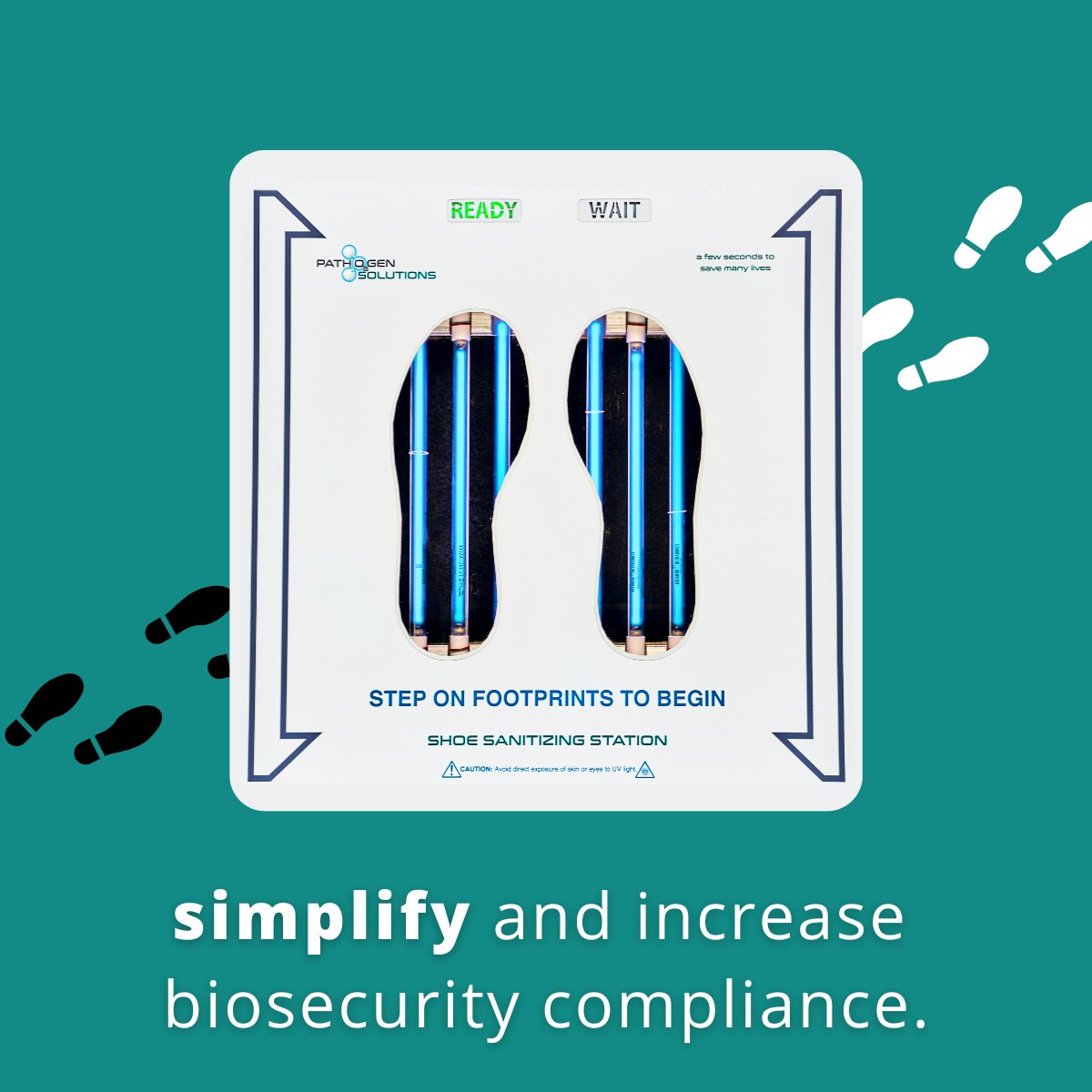 patho3gen's tweet photo. "Our study found the UVZone Shoe Sanitizing Station is an effective and easy to implement new technology. This tool should help us simplify and increase biosecurity compliance in swine production facilities." - Dr. Cesar Corzo, Ph.D., University of Minnesota

#BioSecurity #Agtech https://t.co/UYIFRj3wjQ