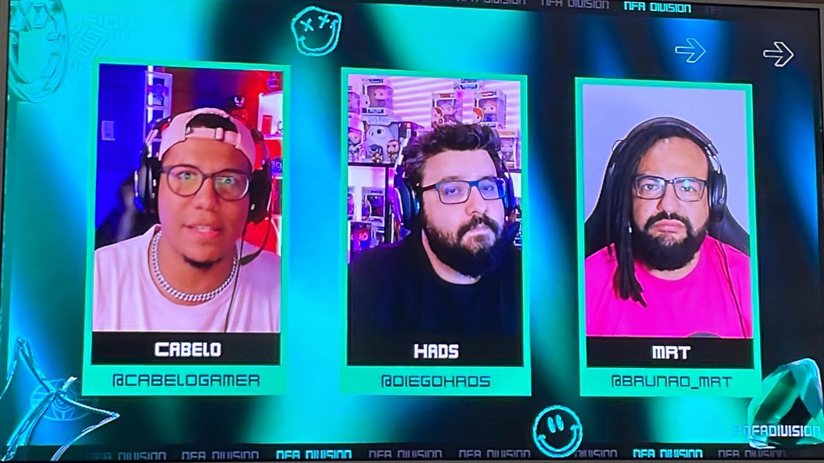 opzmila's tweet photo. Duvido o @CabeloGamer @diegohads e @brunao_mrt mandar um salve pra mim e pra minha Clarinha, futura Capuda movimentuda da @liganfa 🥹🙏 tô aqui assistindo os brabos 😍 #nfadivision https://t.co/qeRfSJBEXa