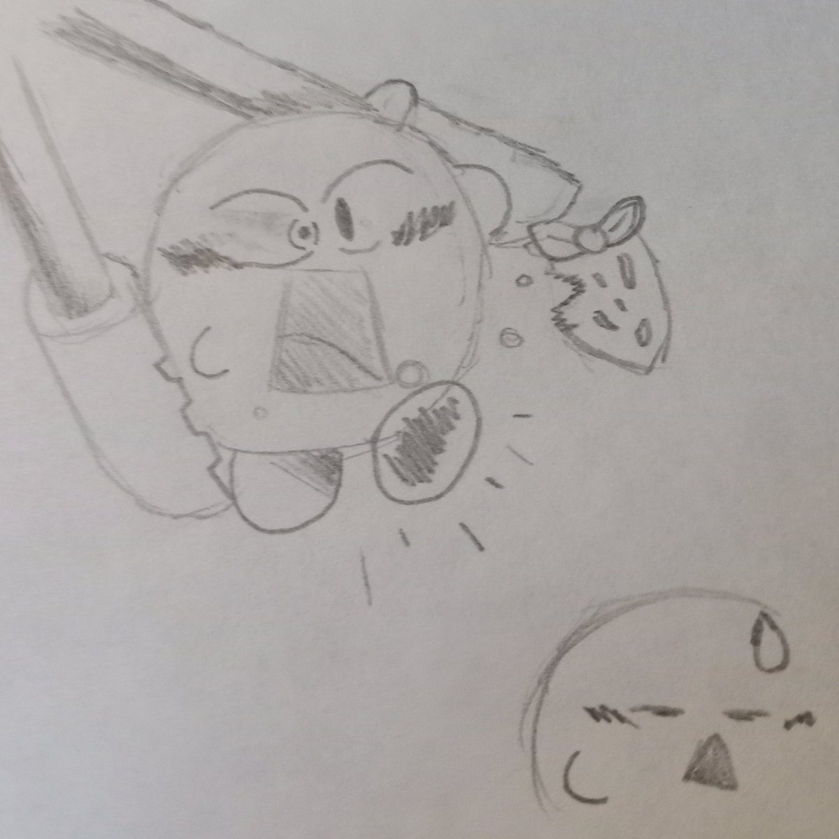 SegasonicUltra's tweet image. #KirbyDreamBuffet 
#kirbyfanart  

The Tongs......