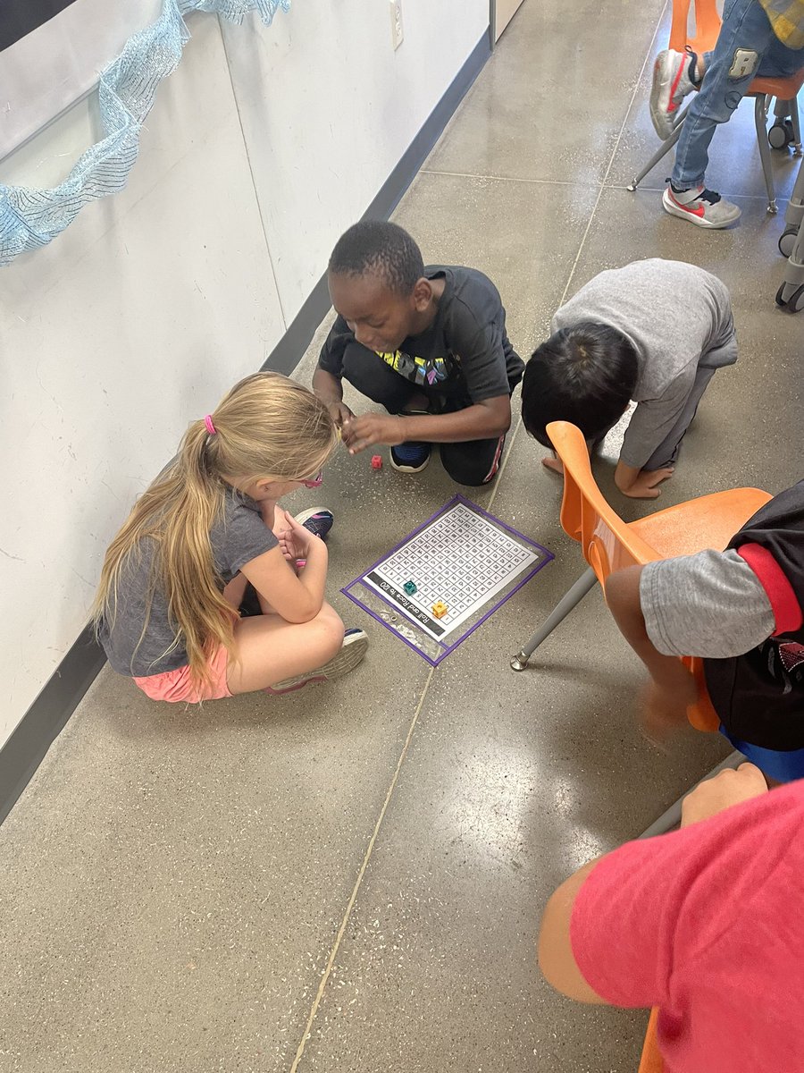 MrsLaPointe1st's tweet photo. Introduced the class to a favorite math game- Roll and Race to 120! https://t.co/V6CJKfRWeZ