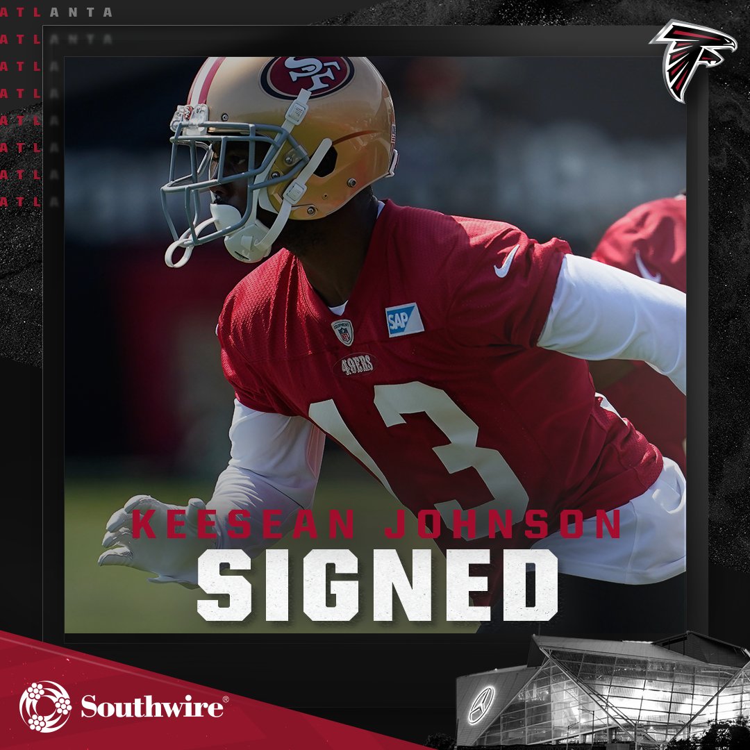 AtlantaFalcons's tweet photo. OFFICIAL: We have signed KeeSean Johnson. https://t.co/J5xpjWjmps