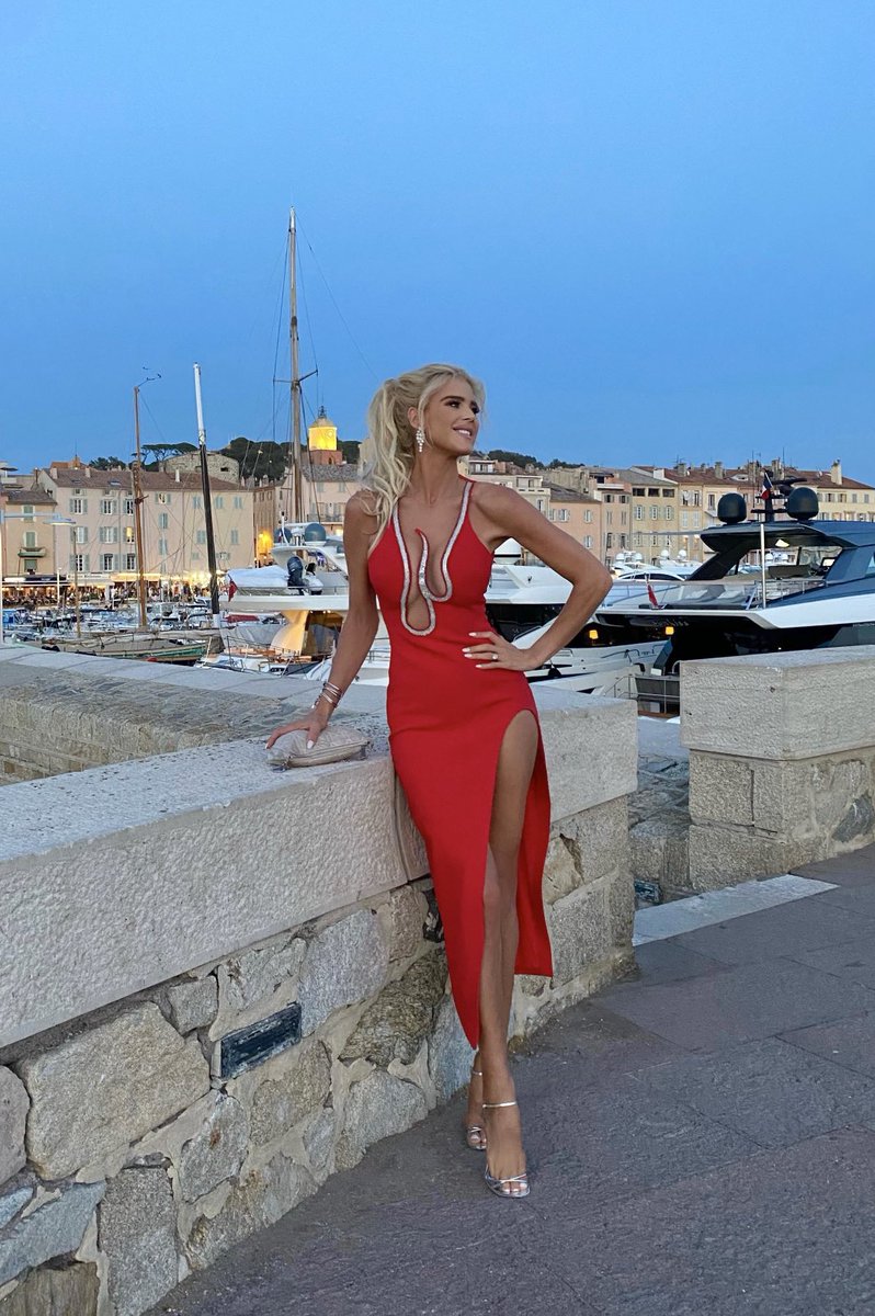 Oriental eve in St Tropez ❣️ Dress ⁦@DAVIDKOMALONDON⁩