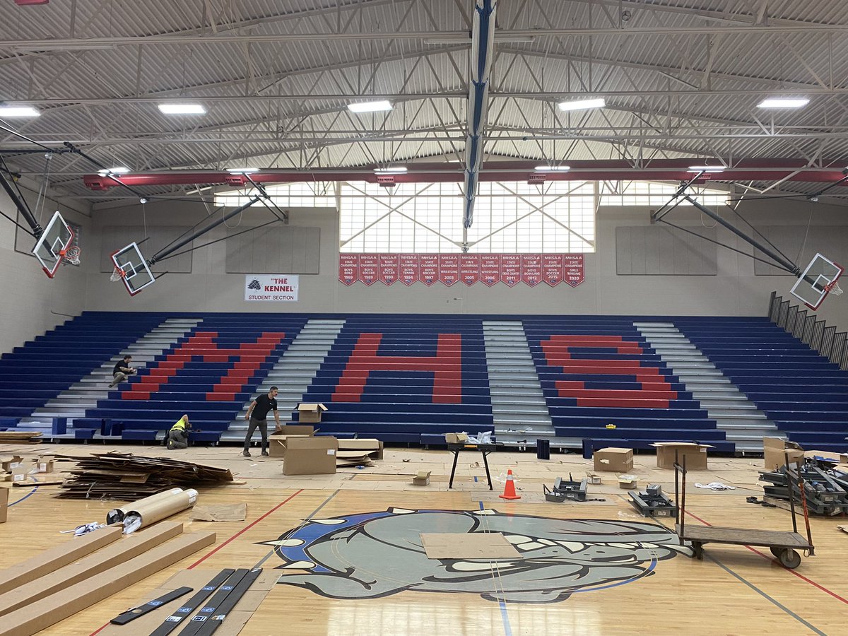 Mason High School Field house renovations are almost complete!