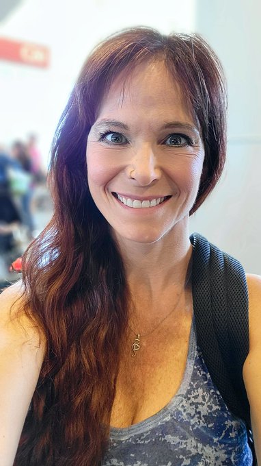 At the airport getting ready to board for LA. I've got a HUGE scene tomorrow! I'm super excited!!! 🤪☺️😍 I'll