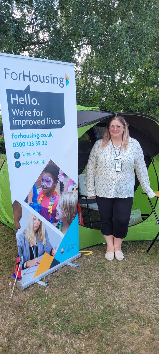 Our very own Michelle from #Wellbeing team set up camp <a href="/HealthboxCIC/">Healthbox CIC</a> fun day 😊 she says it was lovely to raise awareness of <a href="/ForHousing/">ForHousing</a> support services and get together with partners and the community 🌞