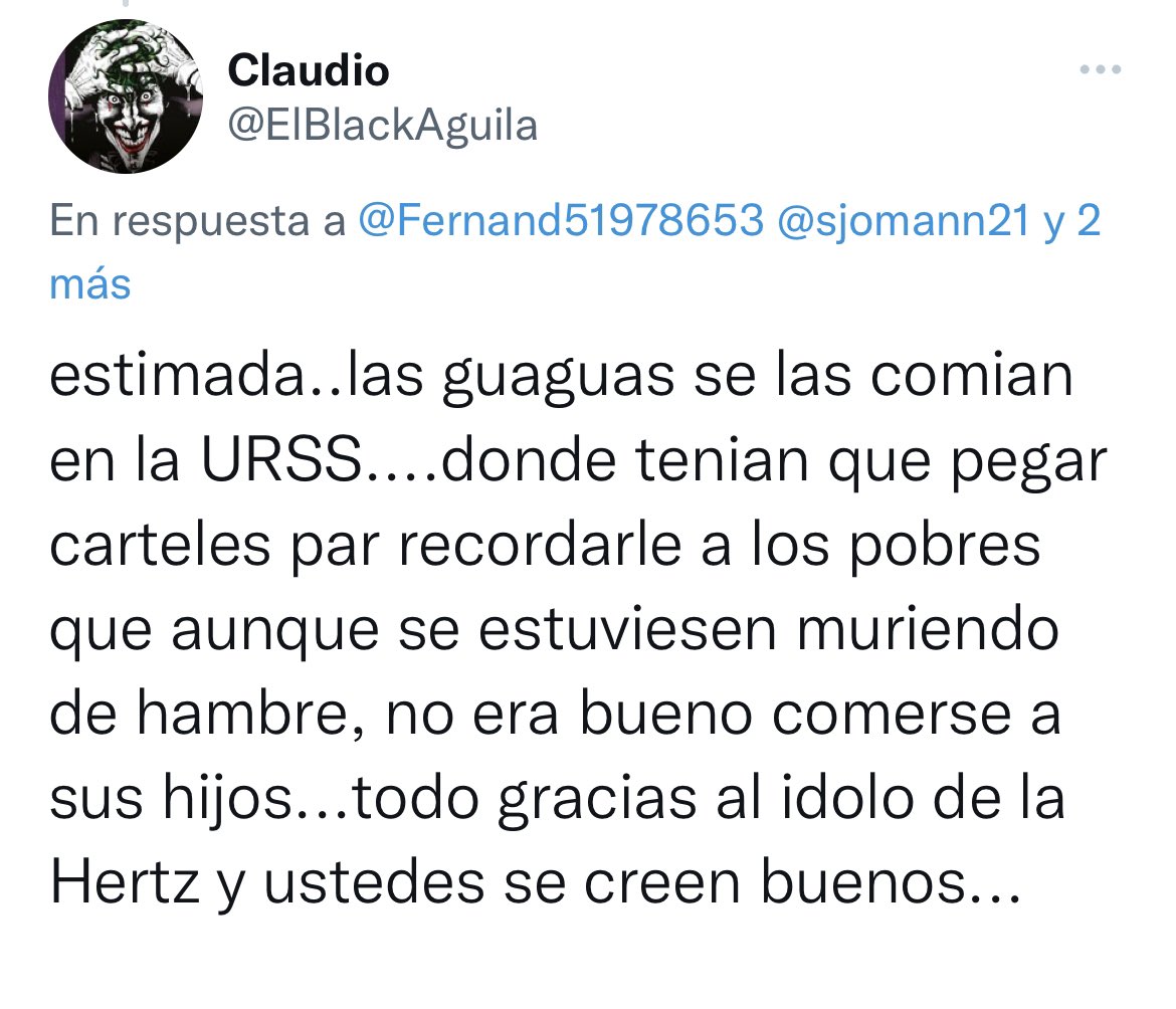 Fernand51978653's tweet photo. En serio creen que comunistas se comieron guaguas, y que el 2% de comunistas son una secta que se infiltra en el país para rendir cuentas a una revolución. En serio creen eso!!!Mentira tras mentira. https://t.co/9KvaNOXWFB