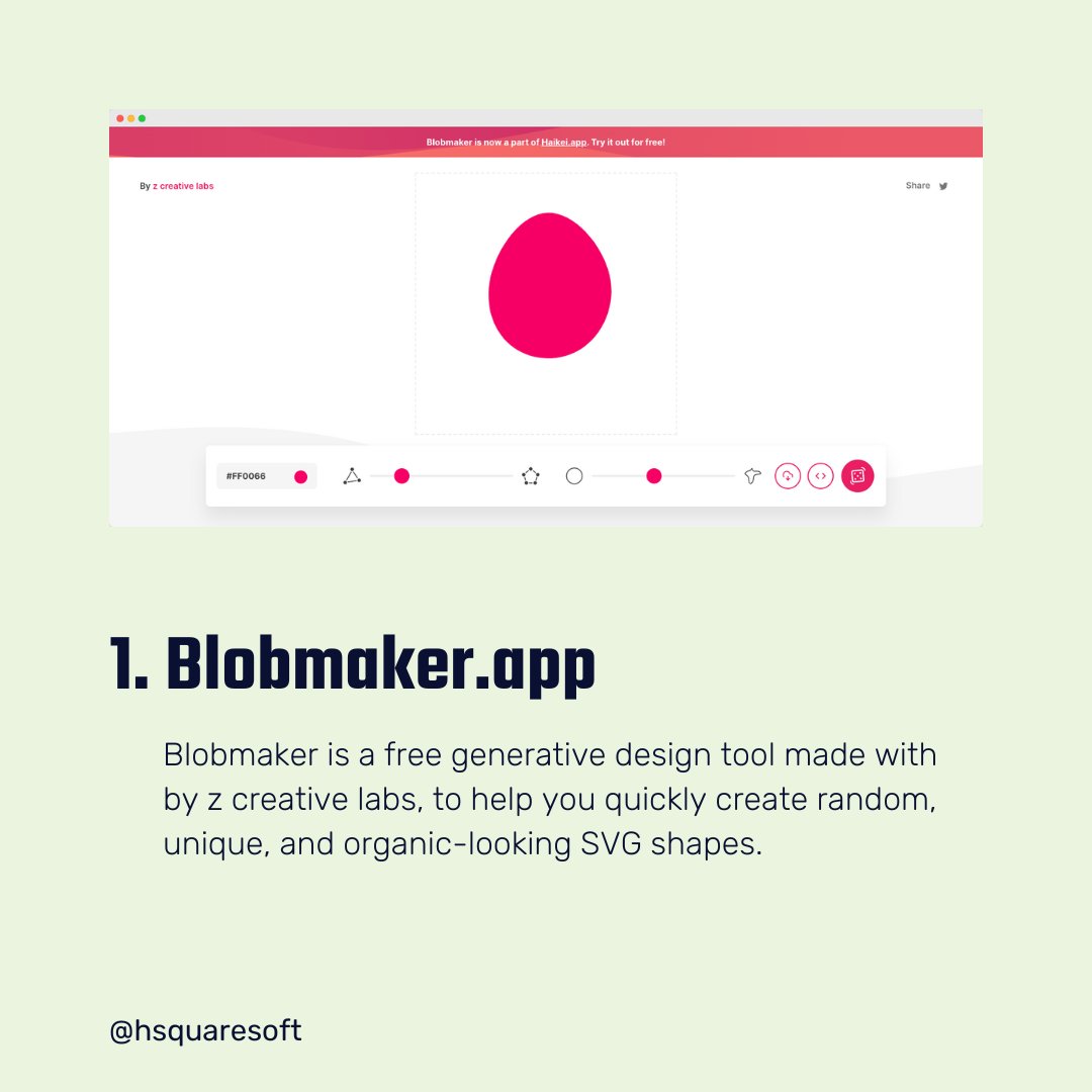 HSquareSoft's tweet image. Come discover the tools that will change the way you develop and design. Let's be honest, we love sharing new tools ✨
.
.
.
#frontend #frontendtools #angularjs #angular #webdeveloper #webdev #webdesign #ux #uxdesigner