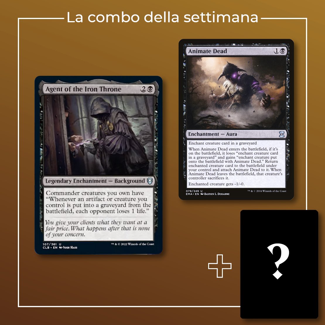 Megic_ita's tweet photo. Giochiamo #Commander perché ci piace vedere una creatura leggendaria a capo del nostro mazzo, ma quando muore costantemente ne siamo felici? 🤔
#decktech #combo #combooftheweek #combooftheday #mtgcombo #mtg #mtgitaly #magicthegathering #mtgcard #mtgitalia #mtgcommander #edh https://t.co/4anWkx6LYT