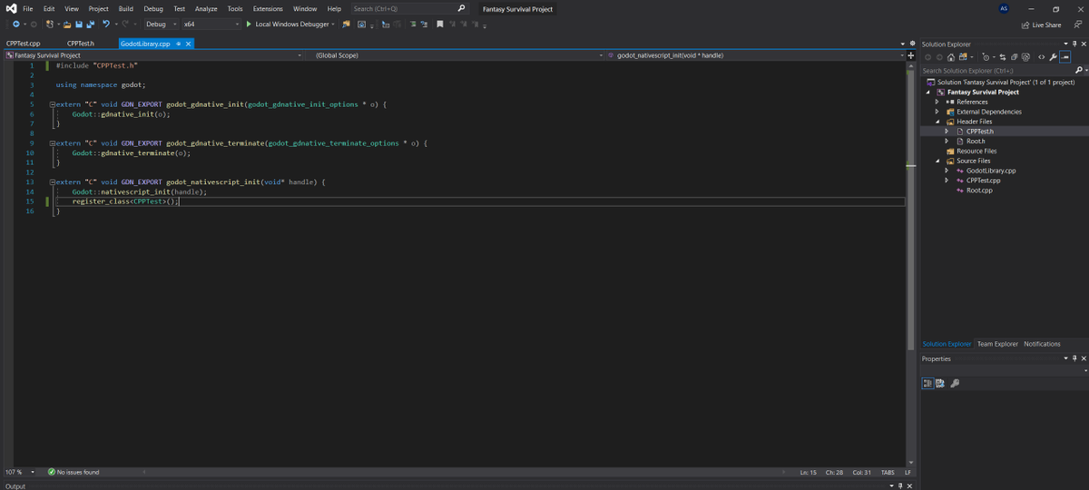 ArturPrograms's tweet photo. Long days of work with little to show for it. Failed attempts at multithreading with GDScript lead me to link GDNative to move chunk code to #cplusplus Honestly, more at home as its my best language. I need a break after all that compiling lol #gamedev #programming #GodotEngine https://t.co/q8Mj0dMyj2