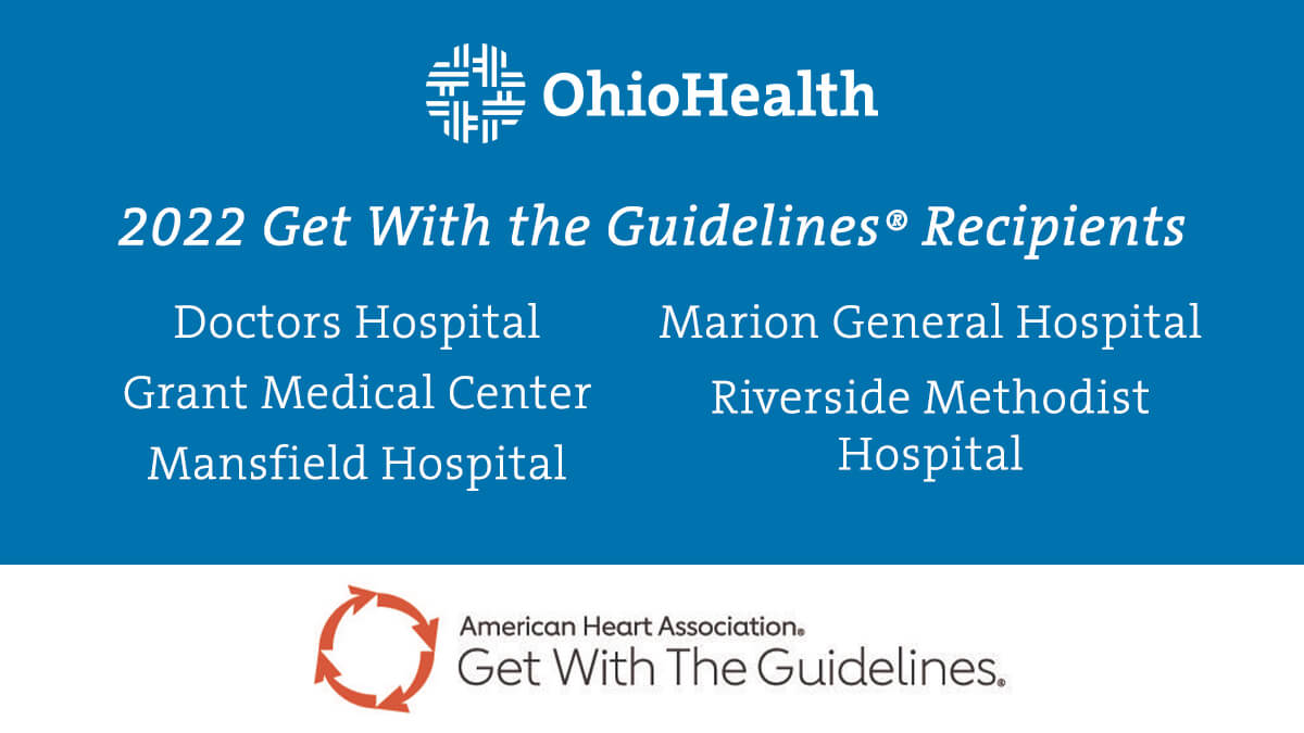 Five OhioHealth hospitals were recently recognized for outstanding stroke care by the <a href="/American_Heart/">American Heart Association</a> through their Get With the Guidelines® initiative. 

This designation highlights our continued commitment to life-saving heart and stroke care for patients. #finestcareanywhere