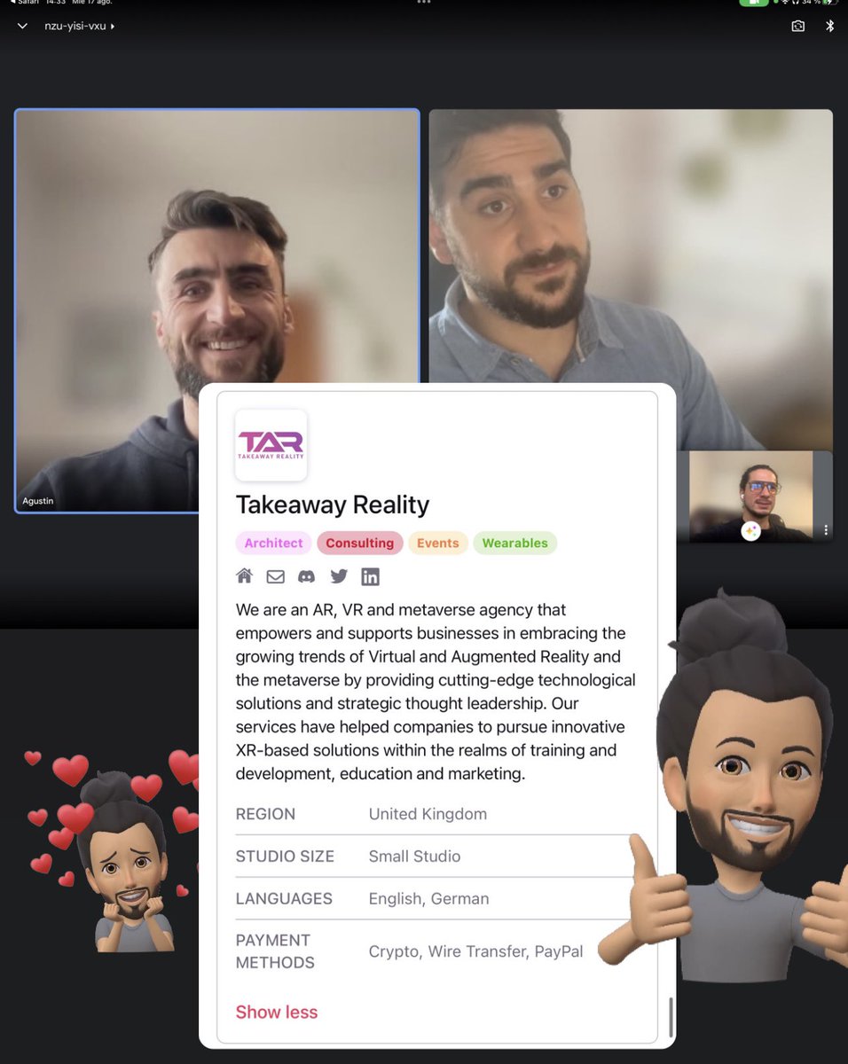 Congratulations <a href="/TAR_Metaverse/">Takeaway Reality</a> you are now officially listed as Architect, Wearable creator, Events producer &amp; Consultant, welcome onboard! #PartnersRegistryDCL <a href="/DecentralandDAO/">Decentraland DAO</a> <a href="/decentraland/">Decentraland</a>