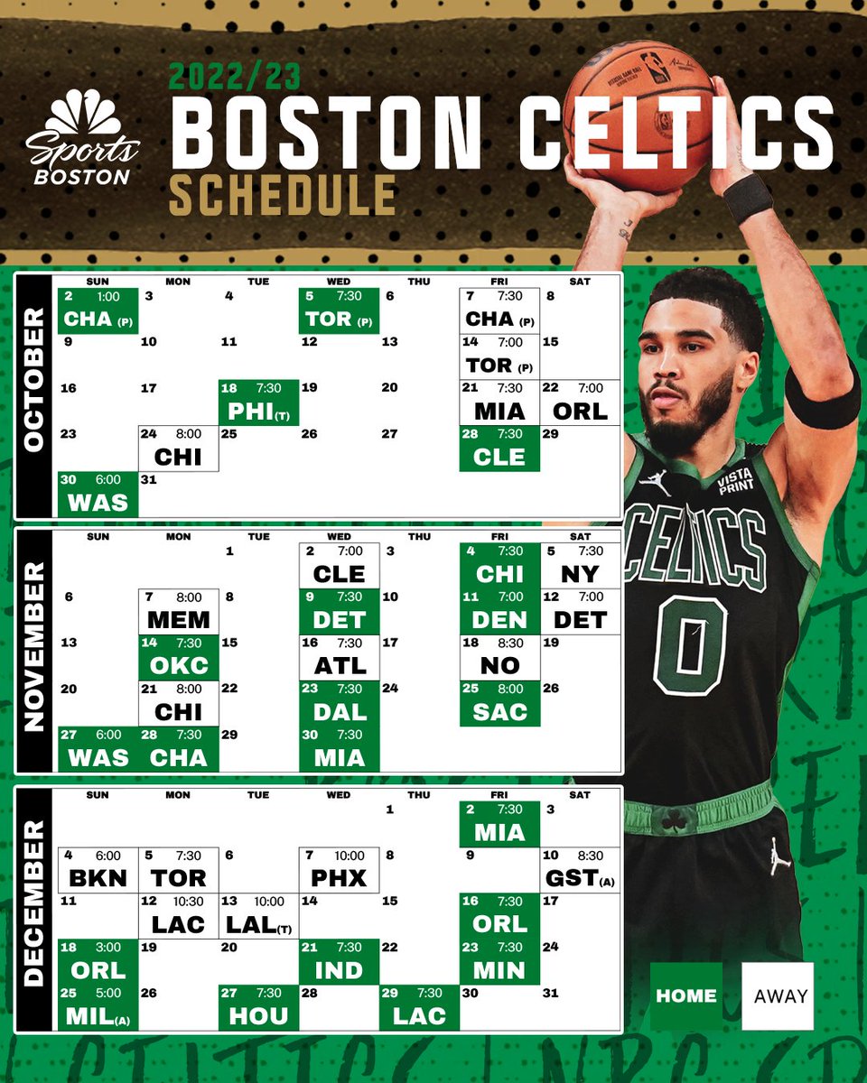 Celtics' 2022-23 schedule is released: Here are seven games you