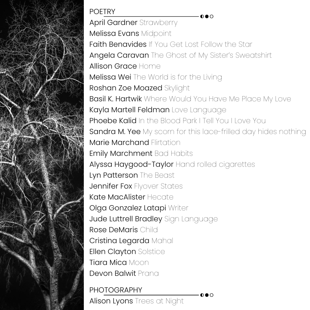 Thank you to our 25 amazing contributors who made MOONLOVE one beam with beauty 🤍

#indiepress #litmag #poetrycommunity #lovepoetry #womenwriters #booklove #photography #authorssupportingauthors #booklife