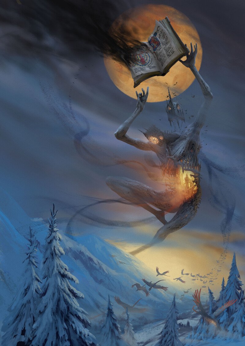 StendhalNara's tweet photo. Herald by Adrien Jeannerod.

You can follow the artist on the links below. https://t.co/grfnfLxSFg