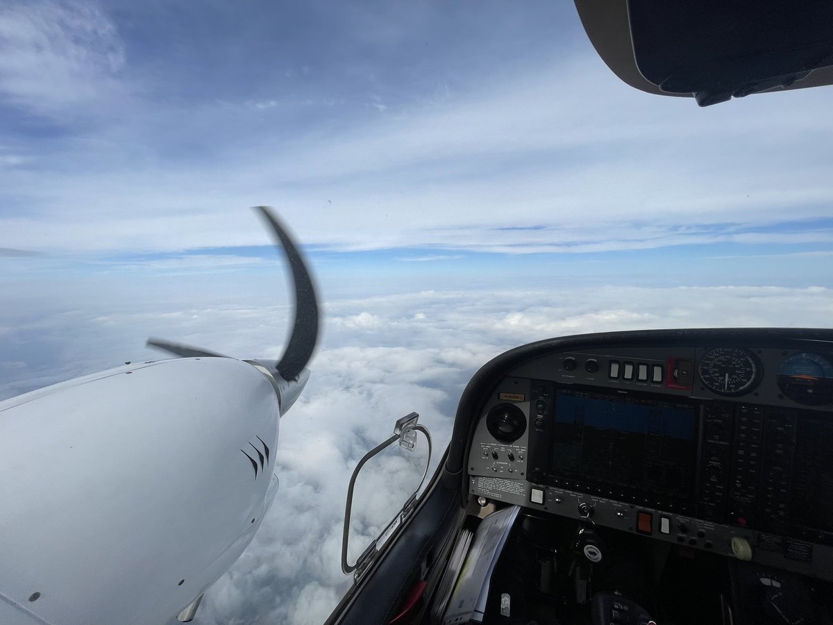 t25bear's tweet photo. Safely back at Gloucester after a long day IFR. Dundee > Kirkwall > Inverness > Gloucester #diamondaircraft #pilotstogether #girlswhofly #boyswhofly https://t.co/ZaaWCFxoco