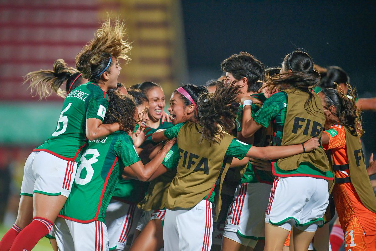 FerVilchisMx's tweet photo. #Logro | Felicito a 🇲🇽 @Miseleccionfem que logró acceder a los Cuartos de Final, luego de vencer a #Alemania en el mundial #CostaRica2022. Todo #México estará pendiente de su próximo encuentro contra #España.
¡Éxito!
#Sub20Fem 
#U20WWC
#TuCanchaLaEligesTú https://t.co/FePJqvIwrZ