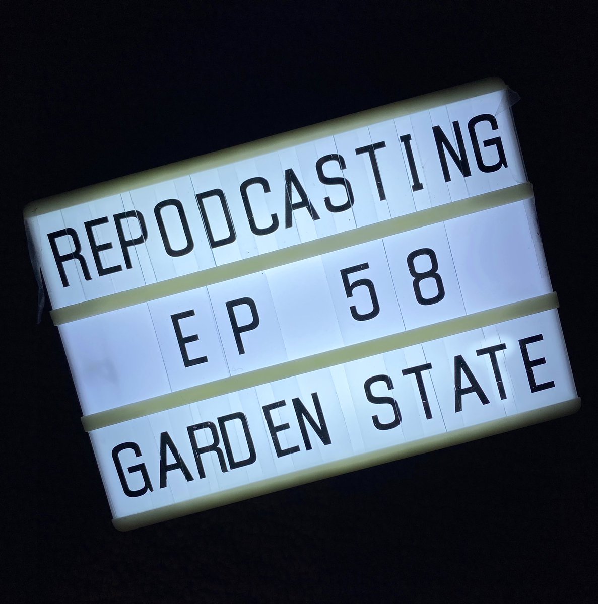 Repodcasting's tweet photo. Hard to believe August is halfway through, but that means we’re halfway to the next #Repodcasting episode! Janet and Lucia recast the 2004 indie darling #GardenState. Has it aged like a fine wine or curdled milk? Listen SEP 1ST to find out! https://t.co/MFBnMV0SrG