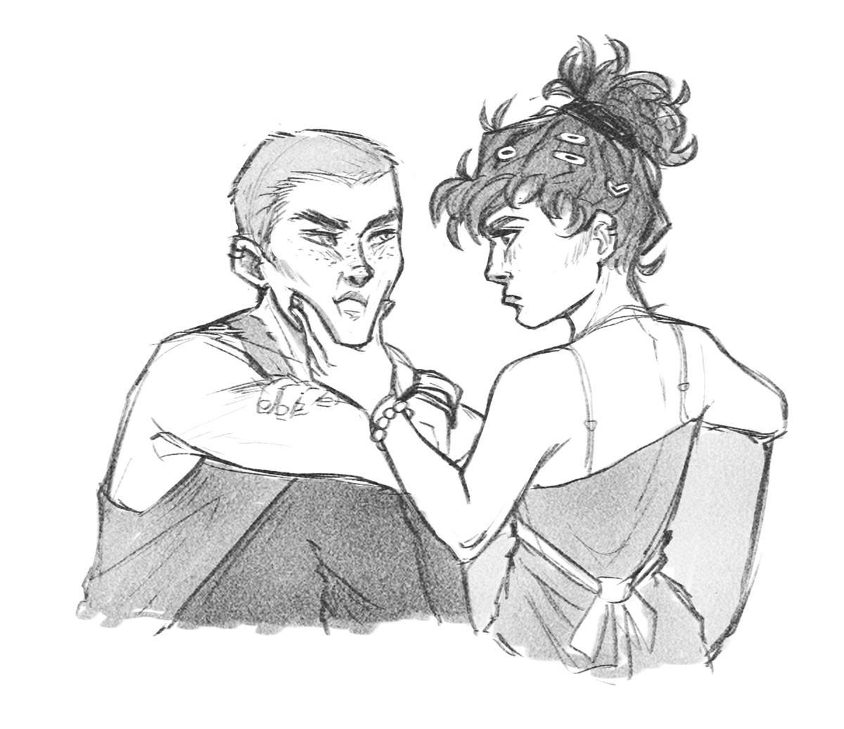 feluart's tweet photo. i've recently done a sketch request session on my ig story so i'm occasionally posting the results of it here. i think that one's my favorite <3 #trc #ronanlynch #bluesargent https://t.co/cpn8jkBjDf