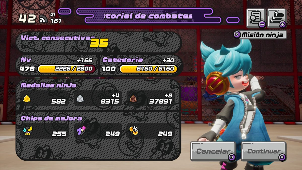 zachirokuai's tweet photo. bueno me siento satisfecho :D gg wp a todos con los que he combatdo  #Ninjala #NintendoSwitch https://t.co/ePq4NmmIaA