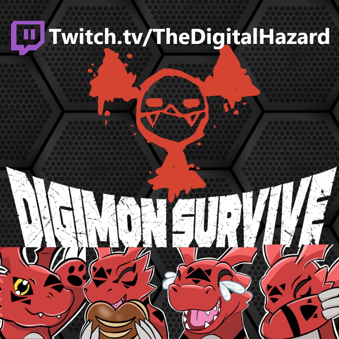 DigitalHazard's tweet photo. Twitch's No.1 VPetuber 🐍
Let's kick it up with some Digimon Survive, Chapter 11 to endgame!
https://t.co/id5Uq6EhPm
#Digimon #DigitalMonster #デジモン #DigimonGaming #twitchaffiliate #twitch #Vtuber #ENVtuber #Siouxmon #Digituber https://t.co/sFrVXu6mzE
