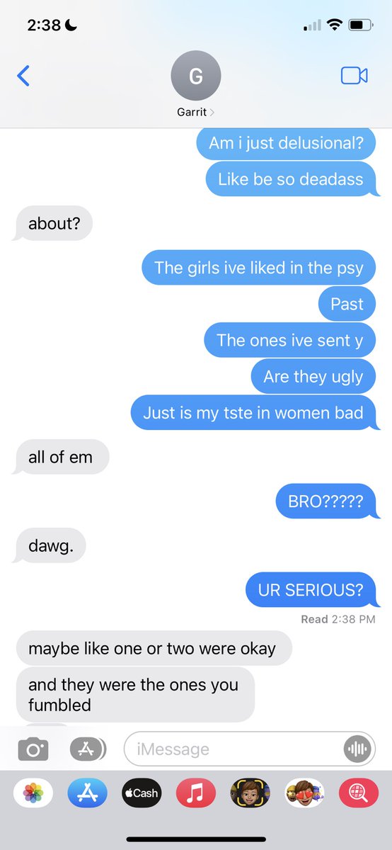 hendz25's tweet image. Like bro????? 😭😭