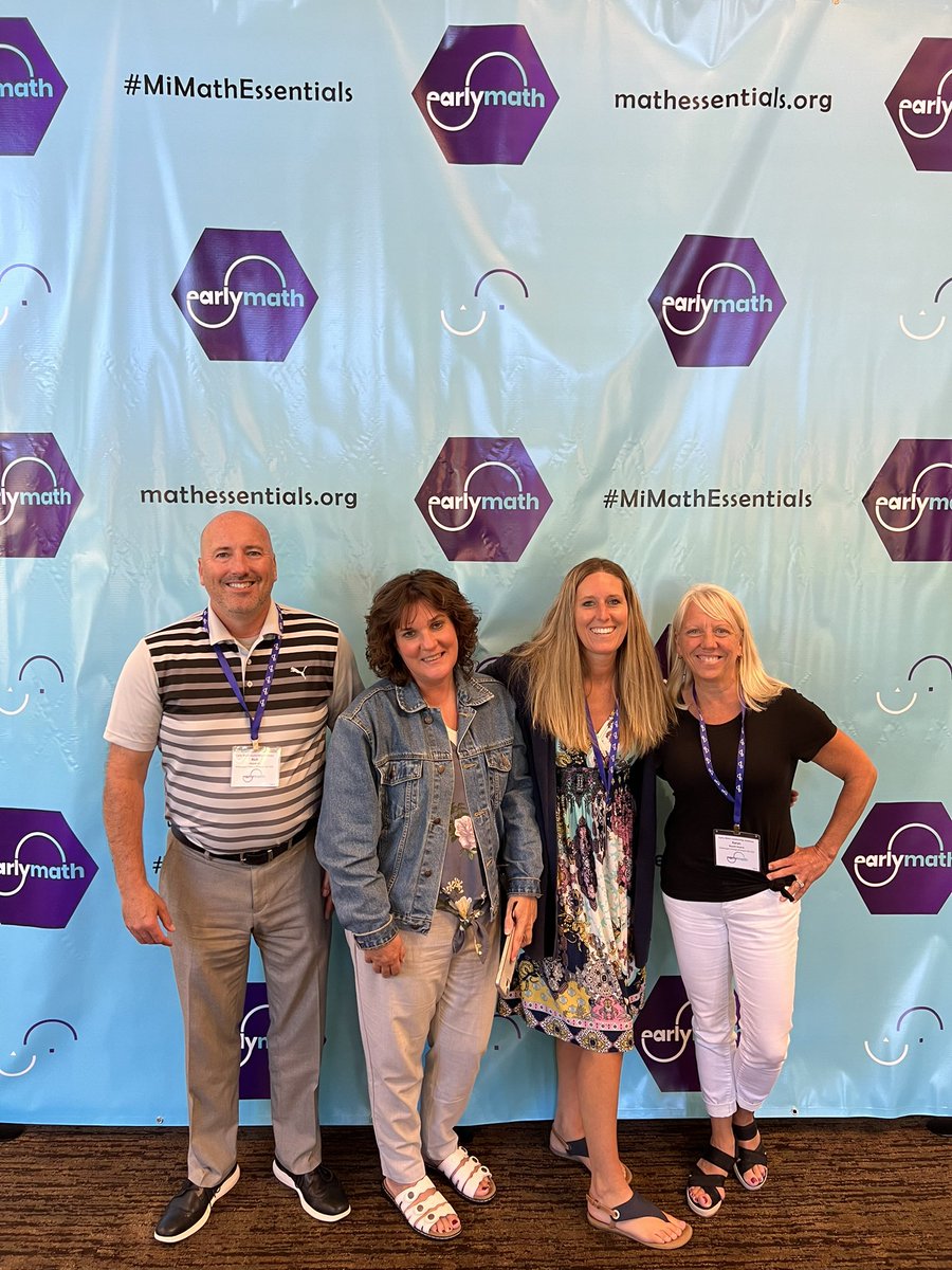 Great 2 days of learning at the Early Math Institute! #MiMathEssentials