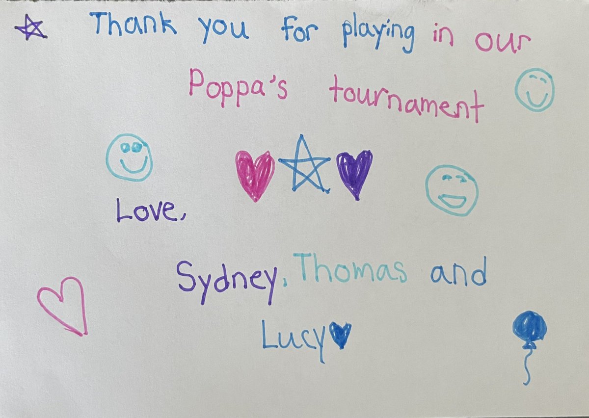 sirvine4's tweet photo. A beautiful day for the first annual Peter Regan Memorial Golf Tournament. All proceeds going to @LondonMinorFB. Grateful to all our family and friends for supporting us today (and every day). 💜 https://t.co/pFrK5nqG5a