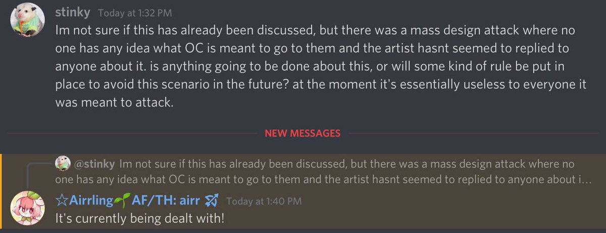 passumKING's tweet image. someone on art fight did a mass attack where they designed ppl characters but didn't let anyone know who's was who's, and now almost a month later it's still unresolved?? how long does it take to do this? how hard is it to just send ppl their design or just void the attack?