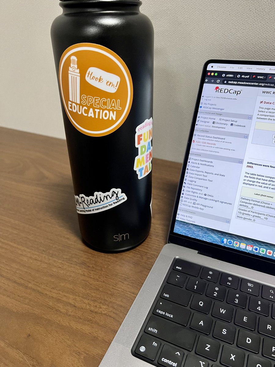 bchandlerphd's tweet photo. New school year calls for a new water bottle with some fresh stickers. Here we go #UTSpecialEd! https://t.co/pYdU9PWwHX