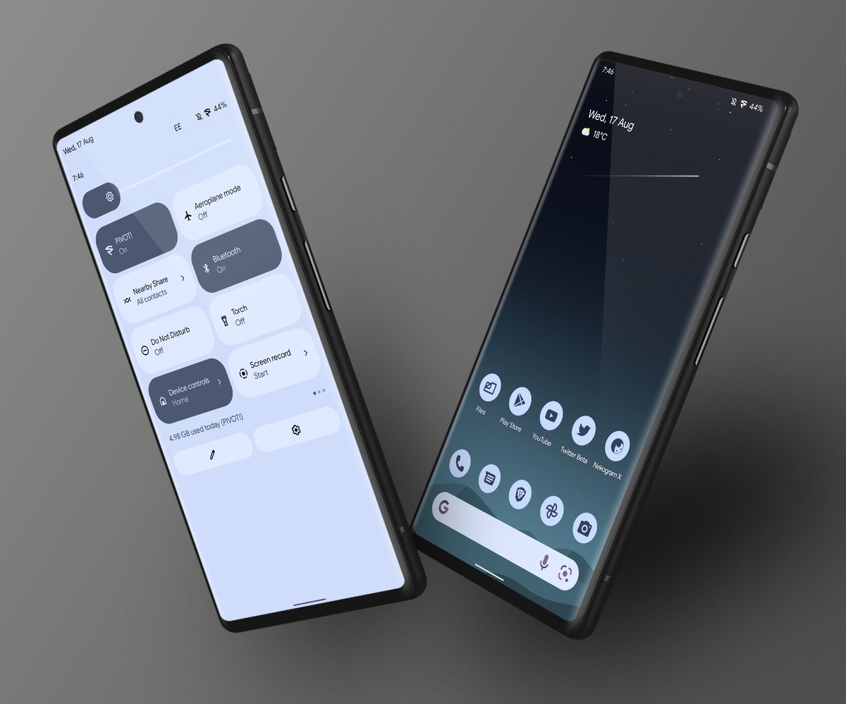 debugtiger's tweet photo. And another with a different wallpaper because I think it looks awesome! ๐
#WallrodWallpapers @MathyWallrod
#Pixel6Pro #ProjectZephyrus #Android https://t.co/L264f6Oxrz