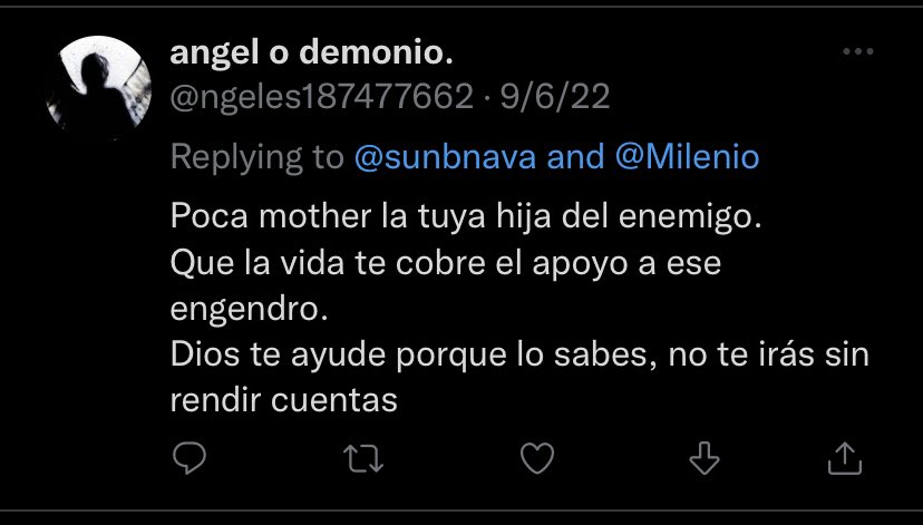 sunbnava's tweet photo. @AlexDominguezB Y como estos tengo muchos, lo que causan TUS notas tendenciosas. ¿Porqué no asumes la responsabilidad? Tener un espacio en los medios e incitar a la audiencia al ODIO y DISCRIMINACIÓN es GRAVÍSIMO. Deja el papel de víctima, porque no solo nos amenazan, nos agreden por tu culpa. https://t.co/NbrD69QrEt